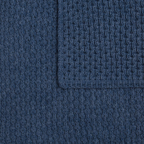 Плед Serenita, синий (джинс) - рис 6.