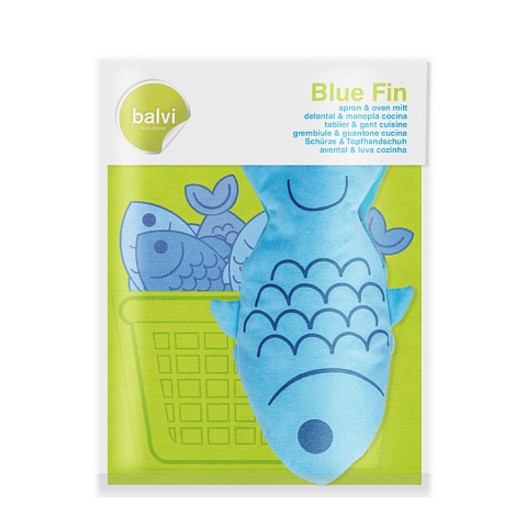 Фартук с прихваткой Blue Fish - рис 3.