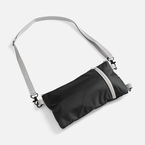 Зонт складной RainCase в чехле-сумке, черный - рис 8.