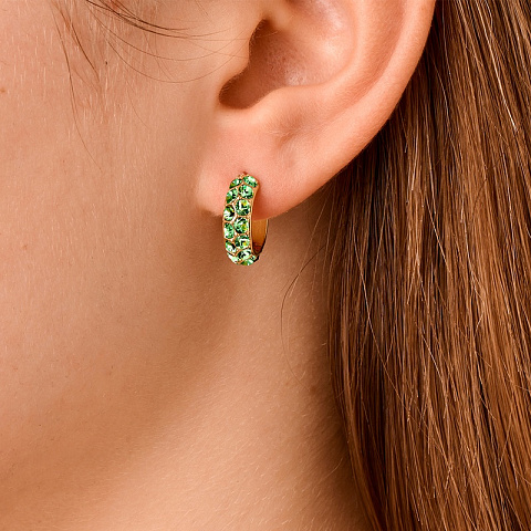Серьги HEIDI SG LIGHT GREEN - рис 3.