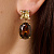Серьги ANTONIA SG BROWN Dyrberg Kern 470147 - миниатюра - рис 2.