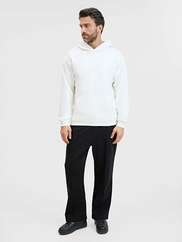 Худи унисекс оверсайз Songo, молочно-белое - рис 9.