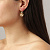Серьги BEGONIA SG GOLDEN Dyrberg Kern 460038 - миниатюра - рис 2.
