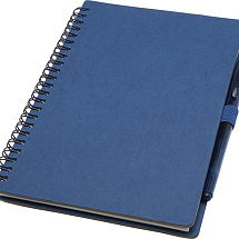 Slate многоразовый набор из блокнота в мягкой обложке и ручки - Темно - синий