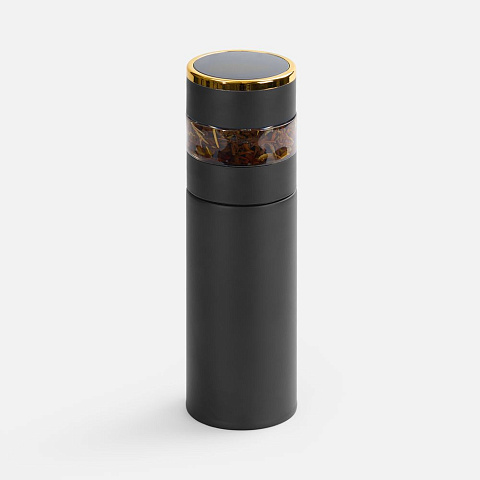 Смарт-бутылка с инфьюзером Thermory, черная - рис 2.