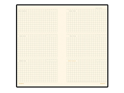 Еженедельник недатированный А6 Metropol, оранжевый (Р) - рис 2.