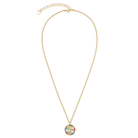 Колье Multicolour Rainbow-Gold