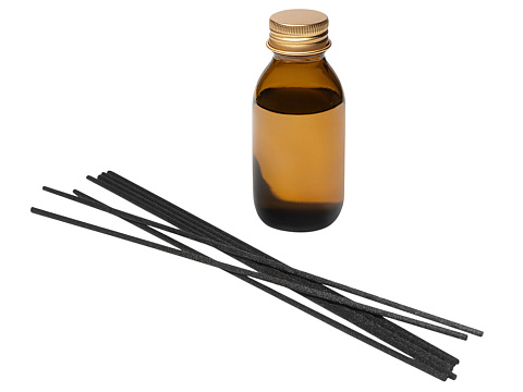 Ароматический диффузор с палочками, Массимо: сандал и ваниль, мускус, 100 мл (без лого LM) - рис 3.