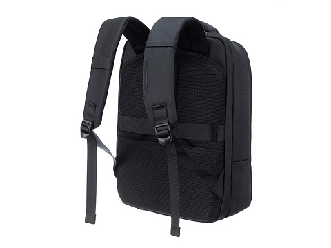 Рюкзак TORBER ВОЯЖ c отделением для ноутбука 17'', черный, полиэстер 900D, 31х17х44 см, 18 л - рис 3.