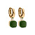 Серьги FIRENZE (G) Oliv Qudo 107001/20-4900 - миниатюра