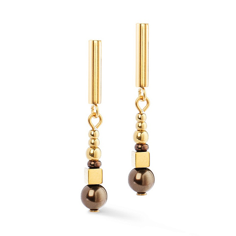Серьги Brown Coeur de Lion 4312/21-1100