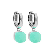 Серьги FIRENZE (S) Light Palace Green Opal Qudo 107000/20-4510