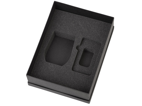 Подарочный набор с термокружкой и повербанком С2, 10000 mAh, черный - рис 3.