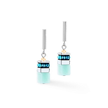 Серьги Multicolour Pastel Silver Coeur de Lion 3017/21-1580