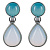 Серьги Azul, Opalina Possebon A0738.20.25 S - миниатюра - рис 3.