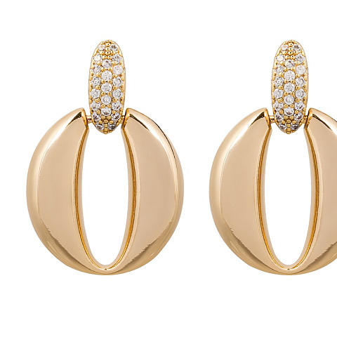 Серьги moon o gold Mason ABE28324-04 G - рис 2.