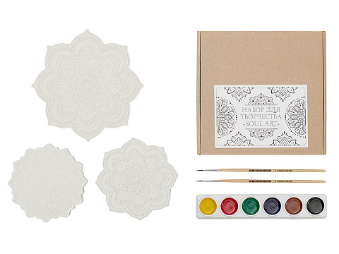 Набор для творчества мандалы из гипса Soul Art - рис 3.