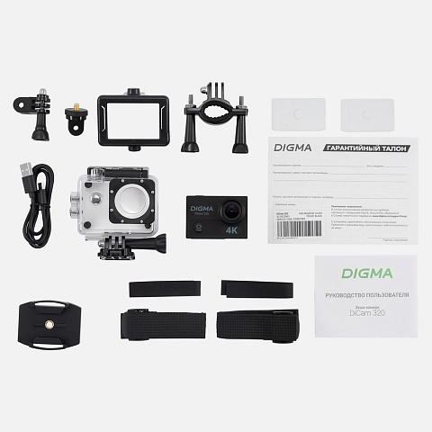 Экшн-камера Digma DiCam 320, черная - рис 10.
