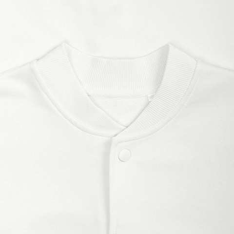 Бомбер унисекс Nuppu, молочно-белый - рис 5.