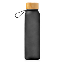 Бутылка из переработанного стекла  VOZNAN черный