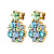 Серьги FREESIA SG AQUA - миниатюра