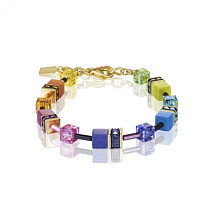 Браслет Multicolour Rainbow Gold Coeur de Lion 2838/30-1573