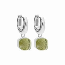 Серьги Firenze olivine Qudo 300147 G/S