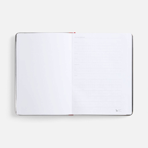 Ежедневник Metal Frame на заказ, датированный, красный - рис 9.