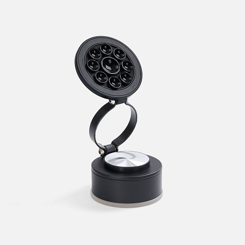 Вакуумная магнитная подставка airFix, черная с серым