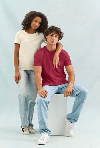 Футболка Imperial 190, светло-бежевая (неокрашенная) - рис 6.