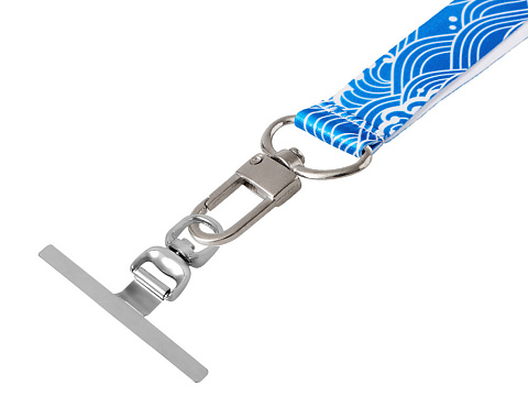 Ремувка под сублимацию с трендовым карабином и металлическим держателем для телефона - рис 3.