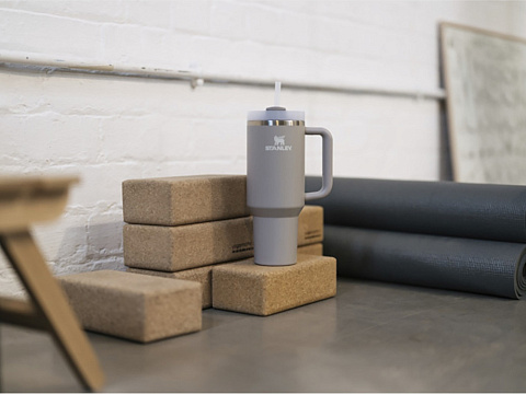 Stanley Quencher H2.0 термокружка 1200 мл - Серый - рис 5.