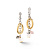 Серьги Bicolour Coeur de Lion 4521/21-1637 - миниатюра