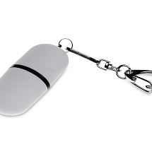 Флешка Goutte Soft-touch на 128 Гб, белый