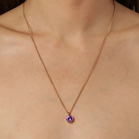 Колье ETTE SG AMETHYST Dyrberg Kern 390005 - рис 2.