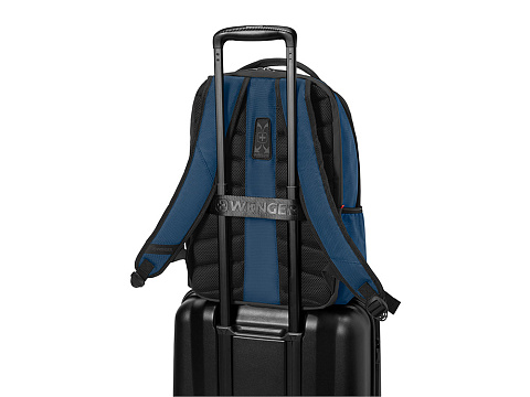 Рюкзак WENGER XE Resist 16, синий, переработанный ПЭТ/Полиэстер, 30х20х44 см, 23 л. - рис 7.