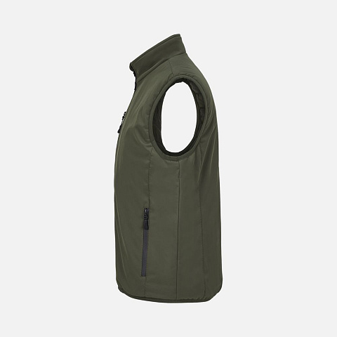 Жилет софтшелл унисекс Falcon BW, темный хаки - рис 4.