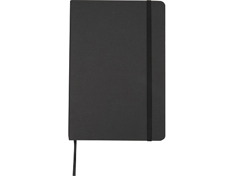 Holm блокнот формата А5 из каменной бумаги с линованными страницами - сплошной черный - рис 2.