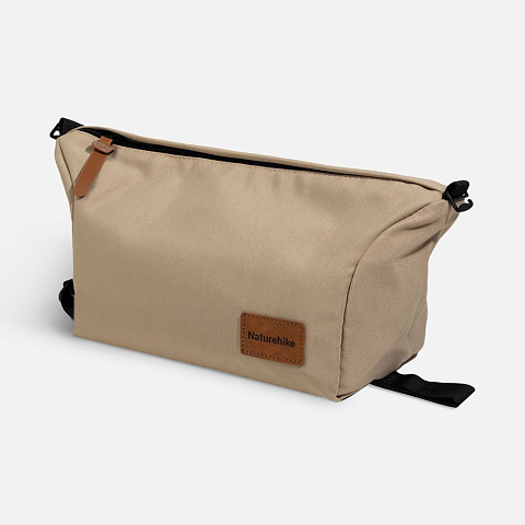 Косметичка дорожная XS01, бежевая - рис 3.