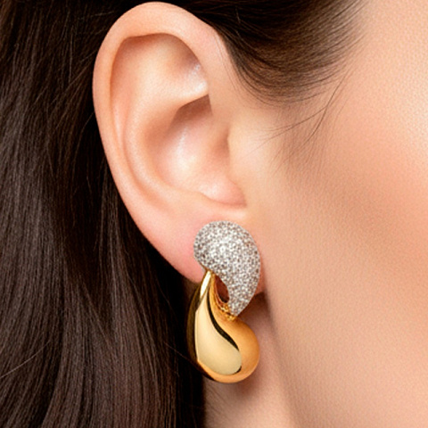 Серьги Fiore Luna AG210038E-001 G - рис 2.