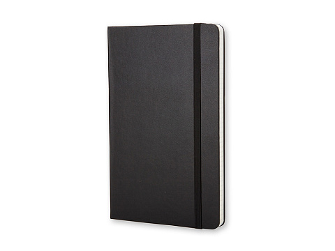 Записная книжка Moleskine Classic (в клетку) в твердой обложке, Large (13х21см), черный - рис 5.