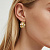 Серьги DISAR SG GOLDEN Dyrberg Kern 480090 - миниатюра - рис 3.