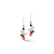Пусеты Red Coeur de Lion *5012/21-0300 - миниатюра - рис 2.