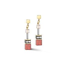 Пусеты Red-Beige Coeur de Lion 4905/21-0310