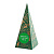 Елка из картона с бронзовым новогодним паттерном с мятным монпансье, 50 г. - миниатюра - рис 3.