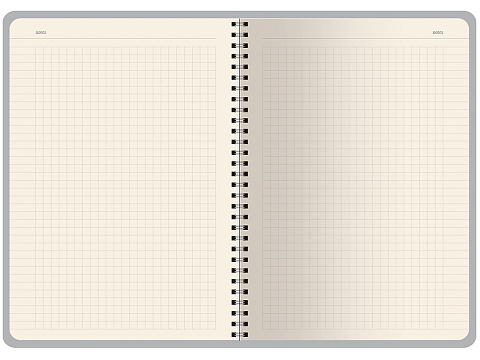 Бизнес тетрадь на гребне А5 Pragmatic, 60 листов в клетку, зеленый хаки - рис 4.