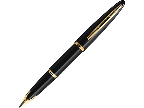 Перьевая ручка Waterman Carene, цвет: Black GT, перо: F