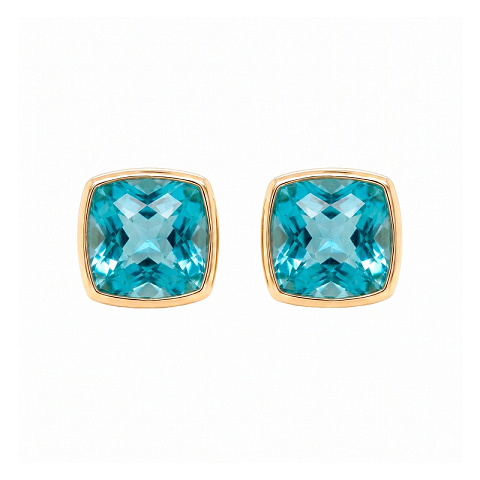 Серьги Aquamarine