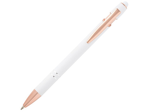 Nanna шариковая ручка с отделкой из розового золота - Белый (синие чернила)