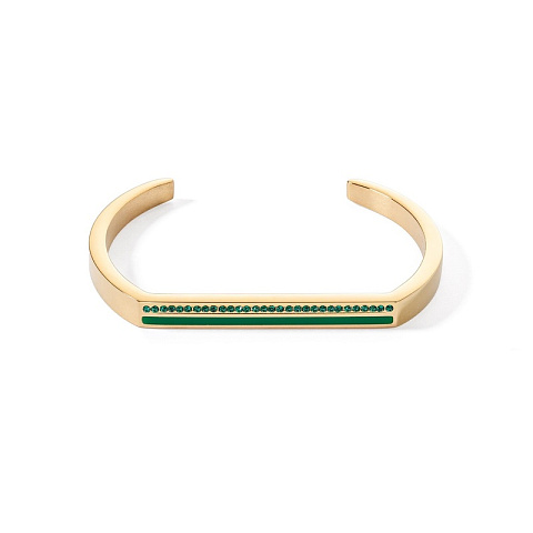 Браслет Dark Green-Gold 16
